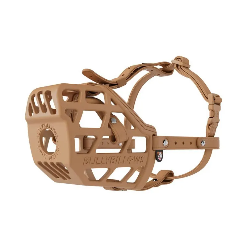 BullyBillows Premium Comfort Muzzle Tan