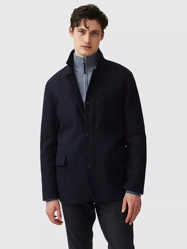 Rodd & Gunn Longbush Wool Blend Insulated Hybrid Jacket