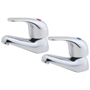 Wickes Rhine Chrome Bath Taps