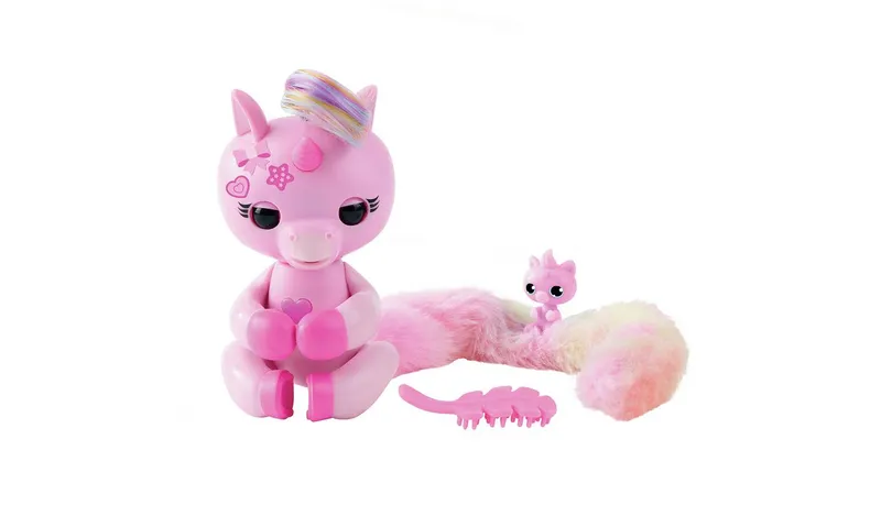 Fingerlings Surprise Tails Unicorn Electronic Toy