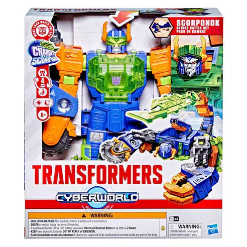 Transformers CYBERWORLD Scorponok Strike Battle Set
