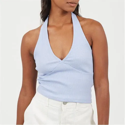 Brave Soul Women's Strappy Crop Top