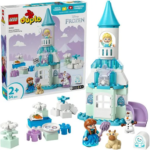 LEGO® DUPLO® Disney Anna and Elsa’s Frozen Castle Party Buildable Toddler Toy 10455