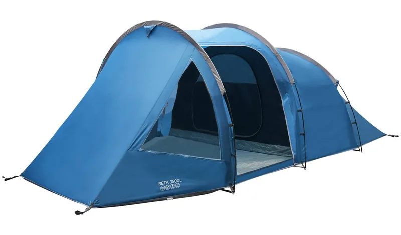 Vango Beta 350XL Earth 3 Man 1 Room Tunnel Camping Tent