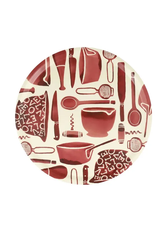 Emma Bridgewater Kitchen Life Round Birch Tray