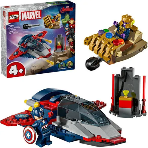 LEGO® Marvel 76319 Captain America vs. Thanos with 2 Minifigures