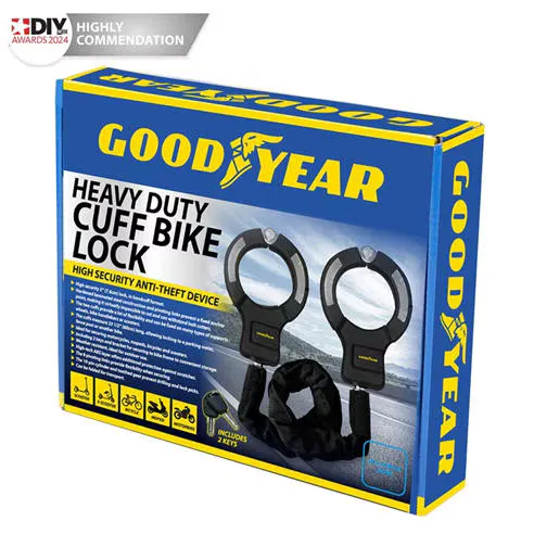 Goodyear Heavy Duty Twin Hardened Steel Weather Resistant Cuff Lock