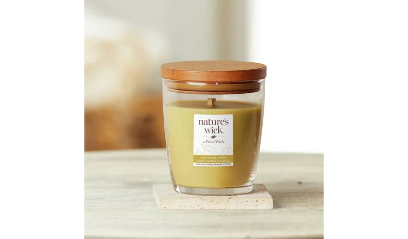 Nature's Wick Singlewick Candle - Sun Ripened Pear