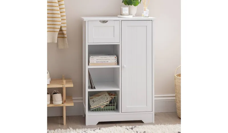 Argos Home 1 Door Cabinet - White