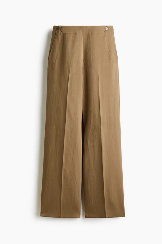 Tailored twill trousers