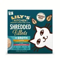 Lily's Kitchen Shredded Fillets in Broth Multipack for Cats