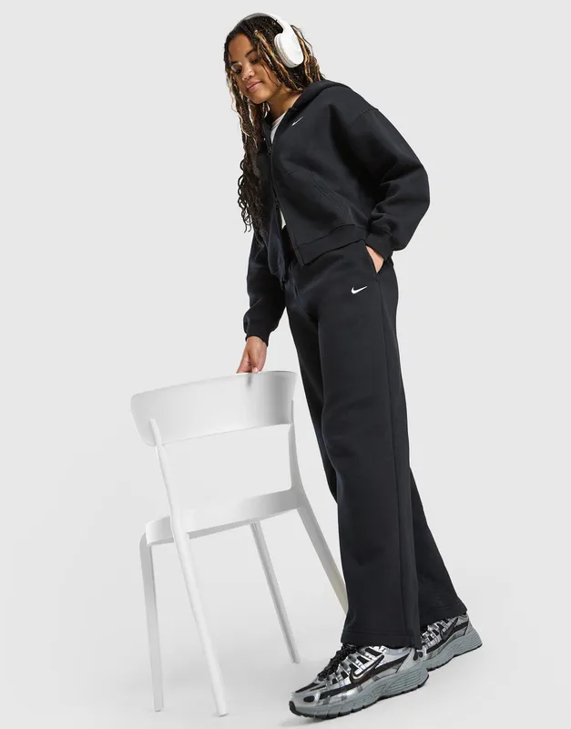 Nike Girls' Open-Hem Trousers Sportswear Studio Fleece