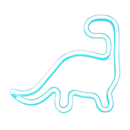 Litely Dino 2 – Blue Neon LED light