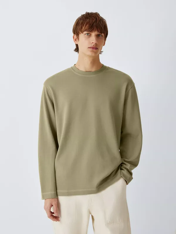 Kin Triple Stitch Cotton T-Shirt
