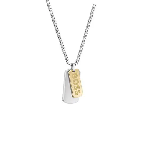 Boss Men's Devon Stainless Steel Pendant Necklace