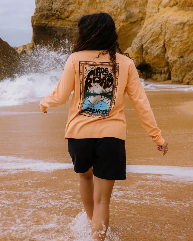 Passenger Clothing Reflect LS T-Shirt - Orange Peach
