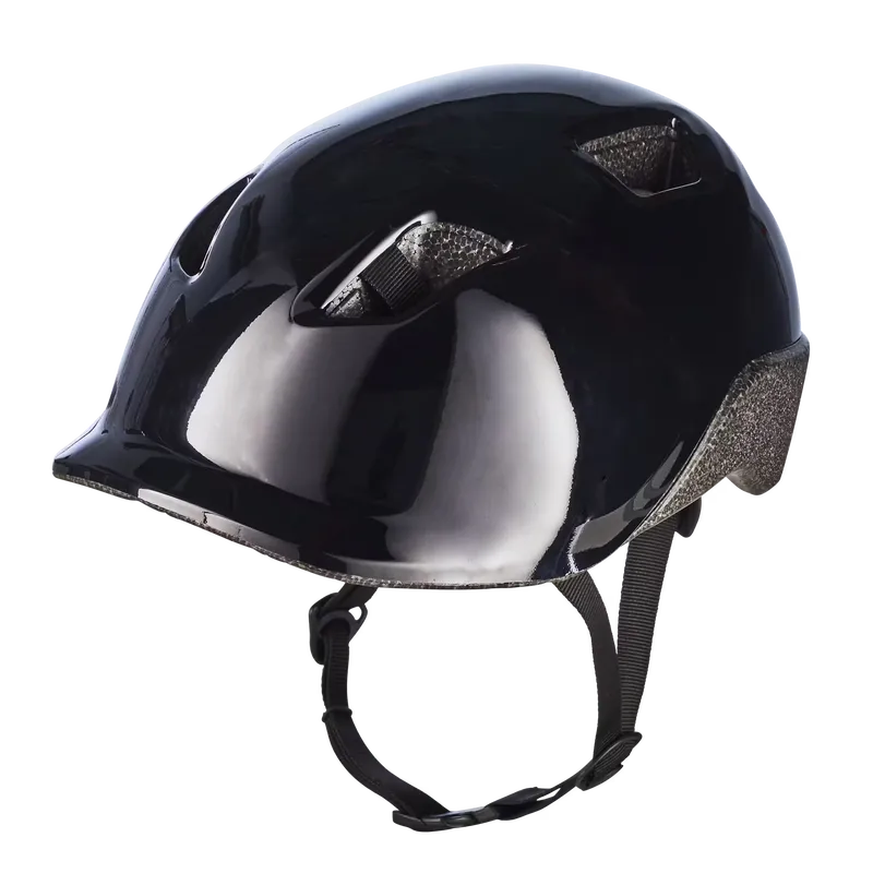 BTWIN Kids' Bike Helmet 100 - Black