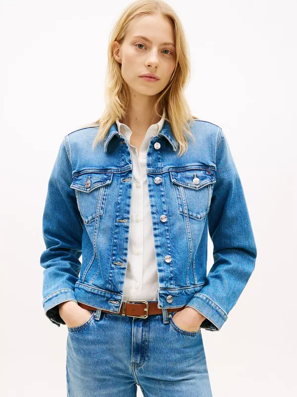 Tommy Hilfiger Faded Denim Jacket, Blue