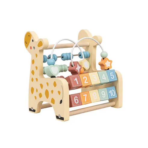 Tooky Toy Wooden Learning Giraffe