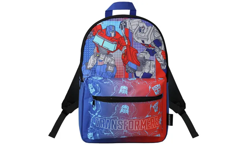 Hasbro New 9 Transformers Backpack - Blue