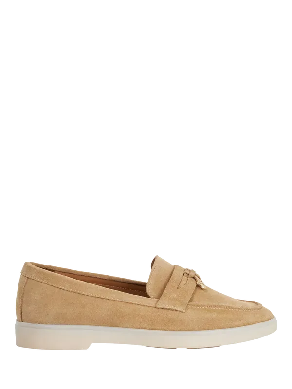 Dune London Grinning Suede Loafers