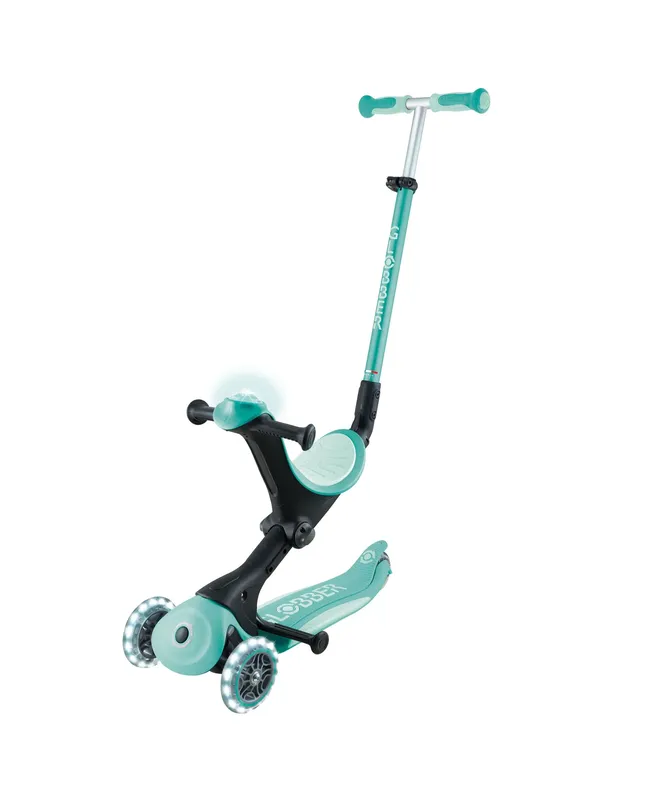 Globber Go Up Deluxe Lights - Mint