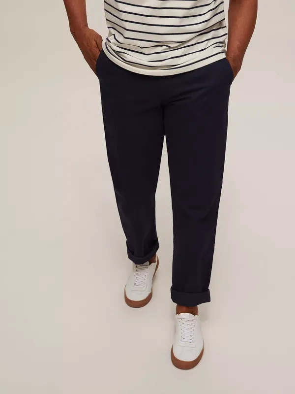 John Lewis Relaxed Fit Cotton Chinos