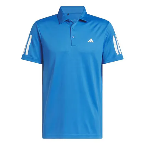 adidas 3 Stripe Polo Shirt Mens