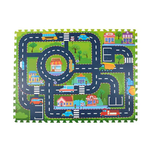 Eddy Toys Traffic 30x30cm Playmat