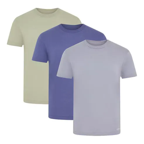 Reebok Mens 3 Pack T Shirts Santo