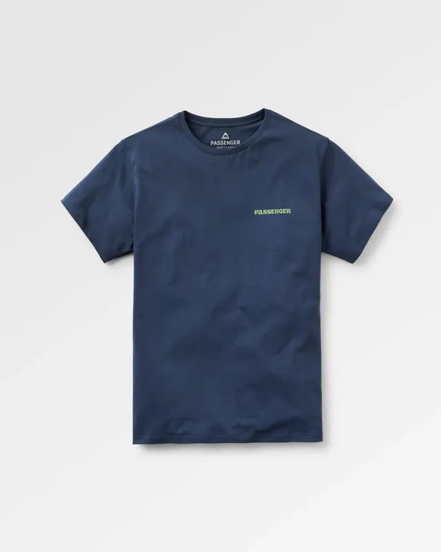 Passenger Clothing Patches T-Shirt - Rich Navy