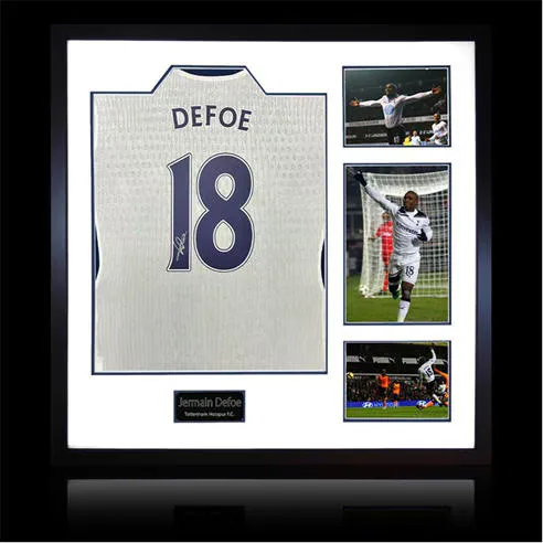 The Fan Cave Jermain Defoe Signed Tottenham Hotspur Shirt Elite