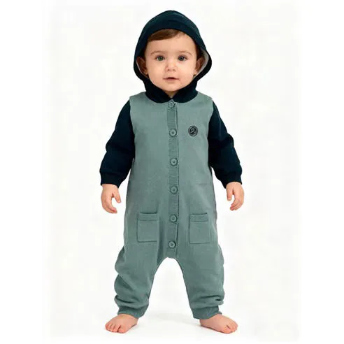 Pretty Green Kids Cotton Long Sleeve Pram Suit