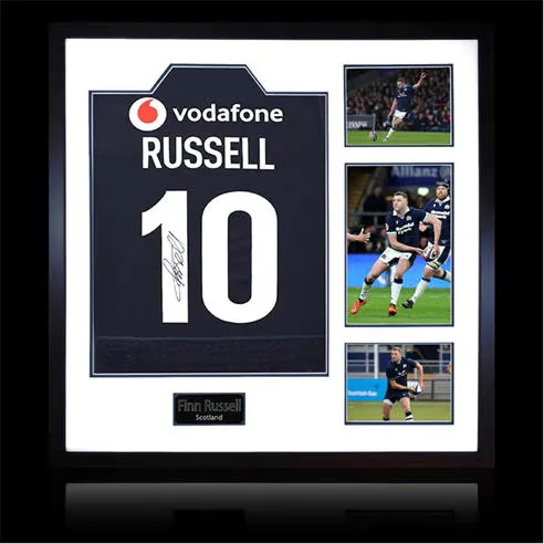 The Fan Cave Finn Russell Signed Scotland 2025 Shirt Elite