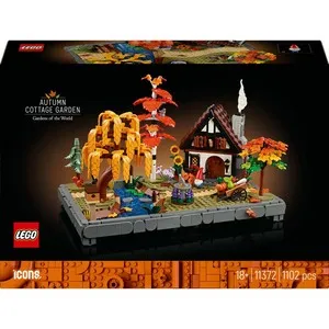 LEGO Icons Autumn Cottage Garden Construction Set 11372