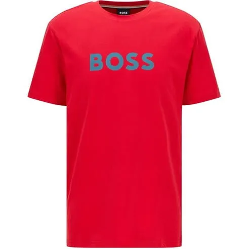 Boss Mens BOSS Bodywear Short Sleeve T-Shirt with Logo Print Detail