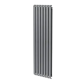 GoodHome Wilsona CH1800540DG Double Grey Vertical Designer 5350BTU Radiator, (W)540mm x (H)1800mm