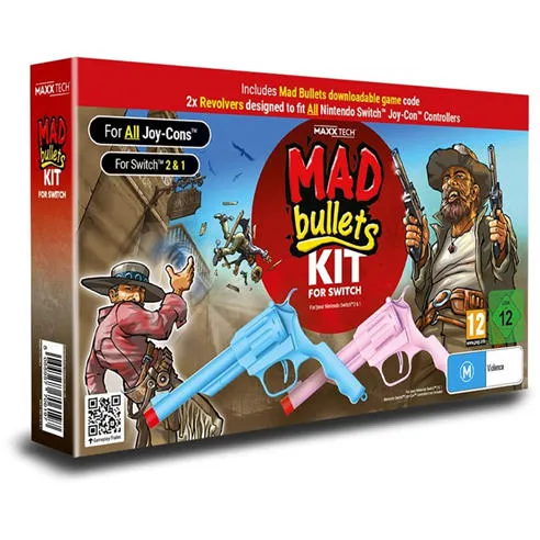 Contact Sales CONTACTSALES Mad Bullets Kit for Nintendo Switch 1+2