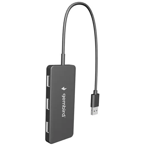 Gembird 4 Port USB PC Computer Hub Black