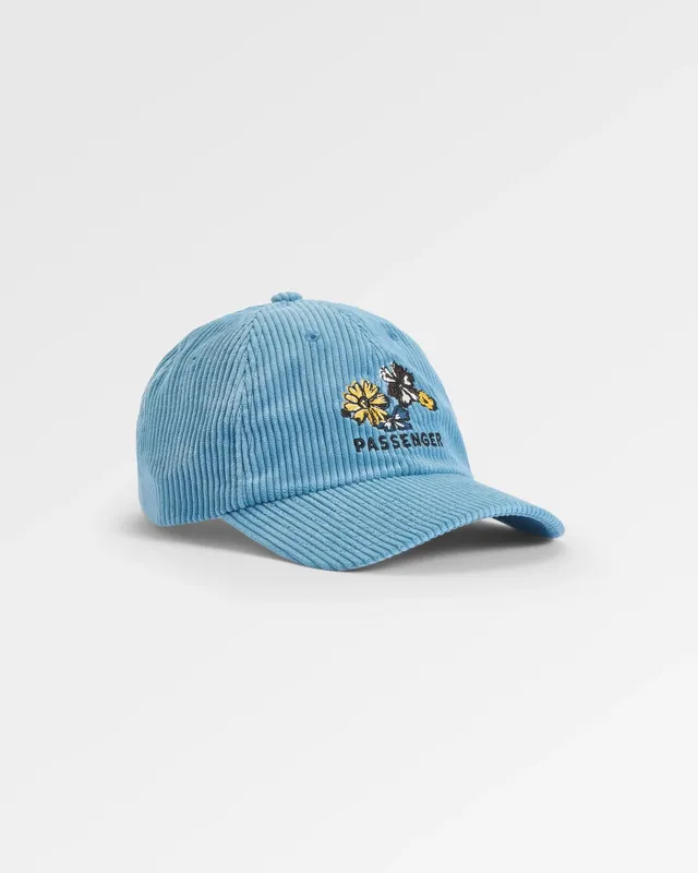 Passenger Clothing Akita 6 Panel Cap - Faded Denim