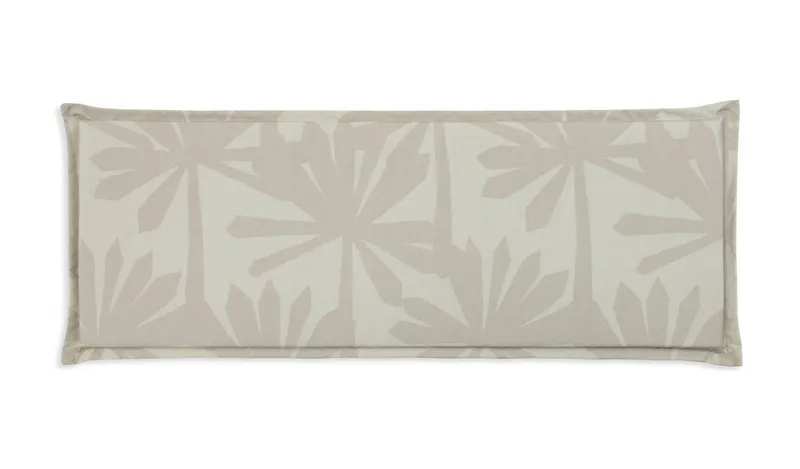 Habitat Palm Leaf Garden Bench Cushion - Grey