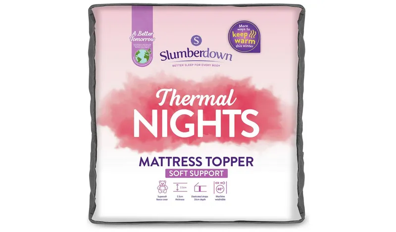 Slumberdown Thermal Nights 2.5cm Mattress Topper