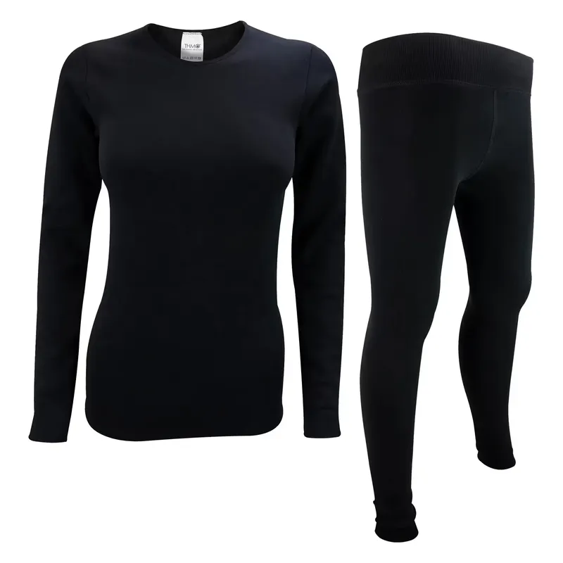 THMO Ladies Long Sleeve Thermal Top & Thermal Leggings for Winter