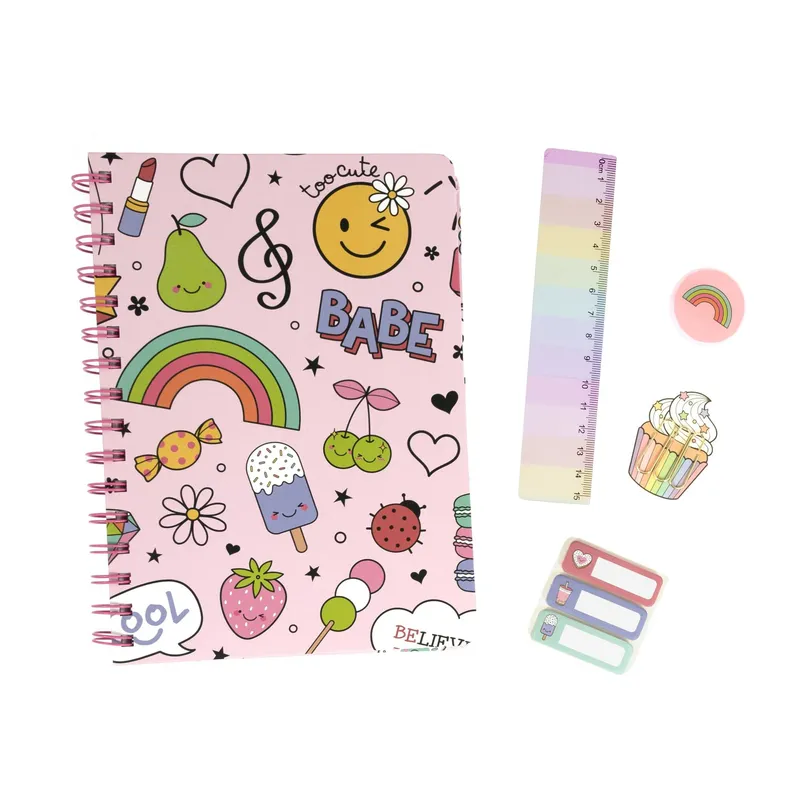 Rainbow Treats Stationery Set