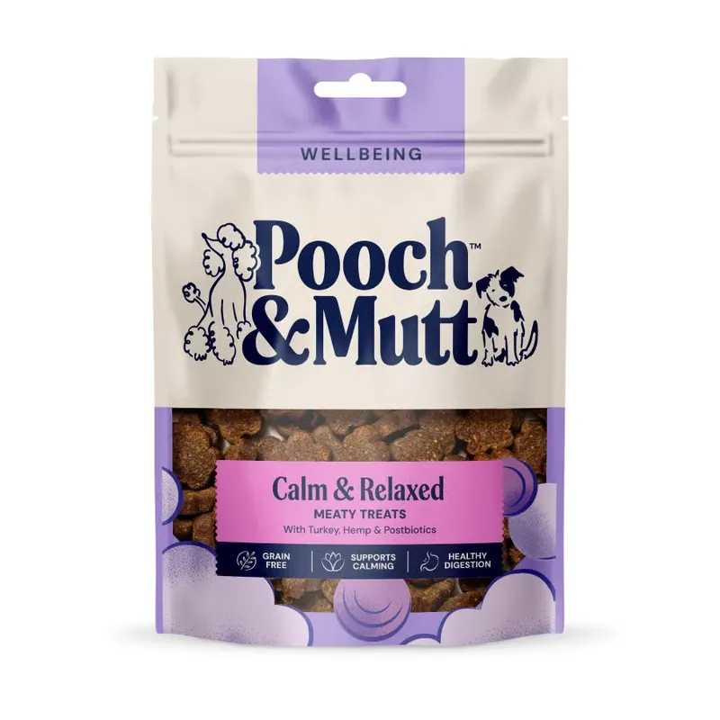 Pooch & Mutt Turkey & Hemp Calming Meaty Dog Treats