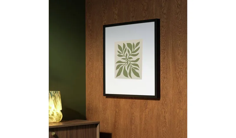 Habitat Black Dark Birch Wooden Picture Frame - 60x60cm
