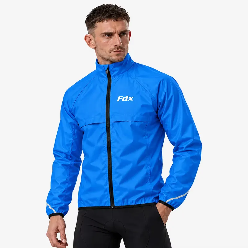FDX J20 Men’s Waterproof Cycling Jacket Lightweight Breathable Wind Protection