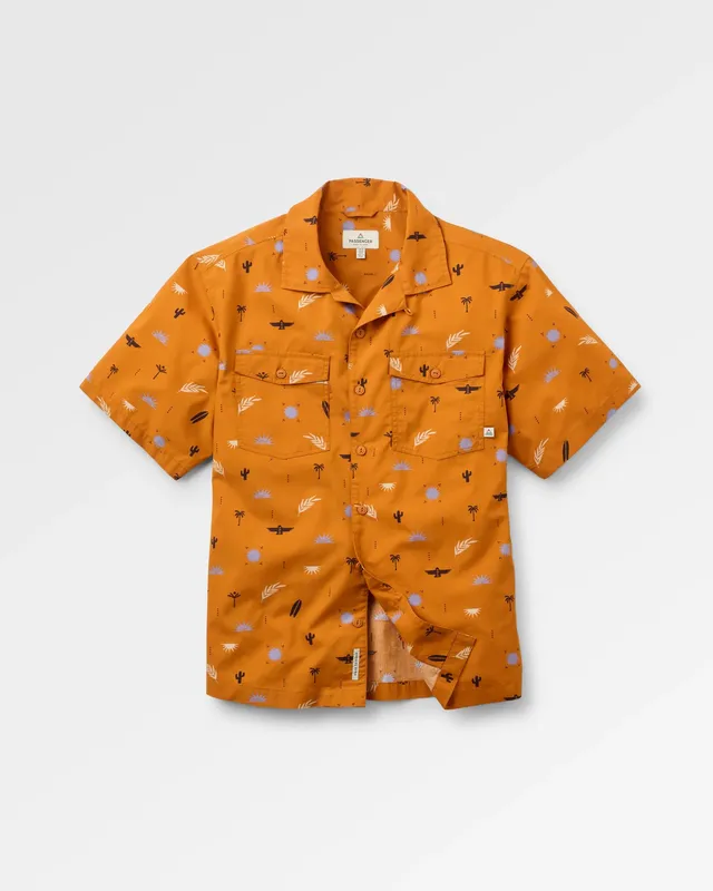 Passenger Clothing Acreage Shirt - Sundial Retro Orange