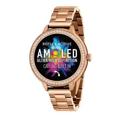 Reflex Active Series 41 Rose Gold Amoled Watch