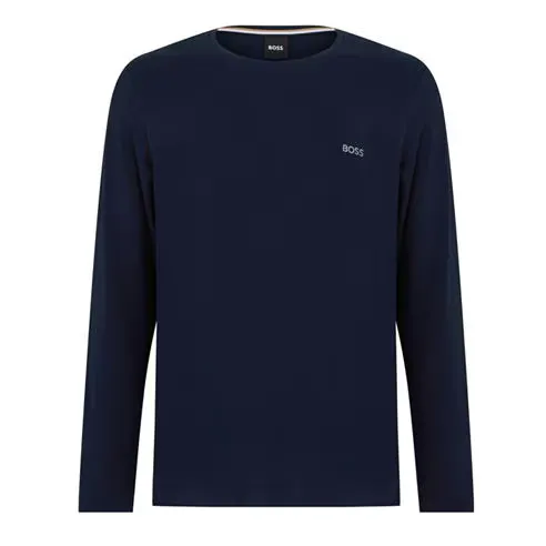 Boss Men's MixMatch Long-Sleeve T-Shirt Embroidered Logo